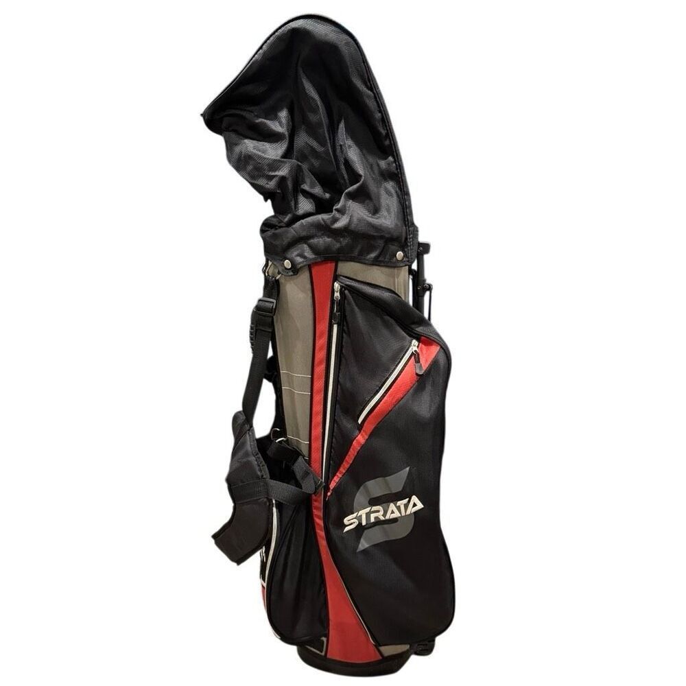 Callaway Strata Golf 5-Way Divider Stand Golf Club Bag 5-Zip Pockets - Picture 4 of 8
